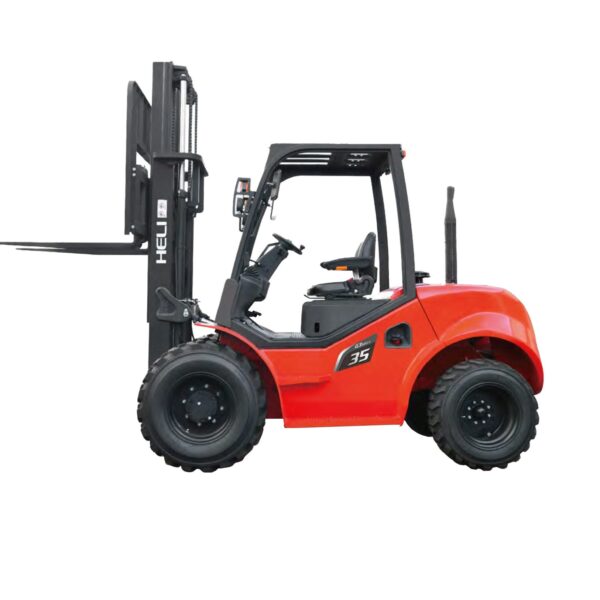Heli G3 series 3500kg rough terrain diesel forklift 4x4 & 4x2 models