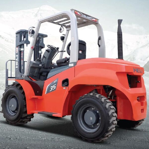 Heli R series 2500kg, 3500kg 4x4 rough terrain forklifts